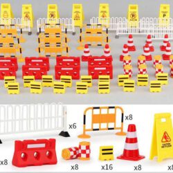 Bau-/Straßen-absperrungen (62 Stück) - Lego, Playmobil, Deko, Backen