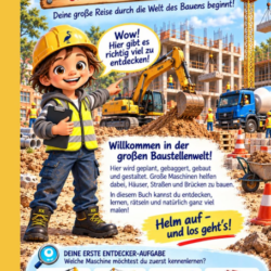 Meine große Baustellenwelt: Entdecken, lernen und ausmalen
